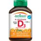 Natural Tangy Orange, 75 Tablets | Jamieson Chewable Vitamin D3 2,500 IU Extra Strength // natural tangy orange flavour // French Bottle