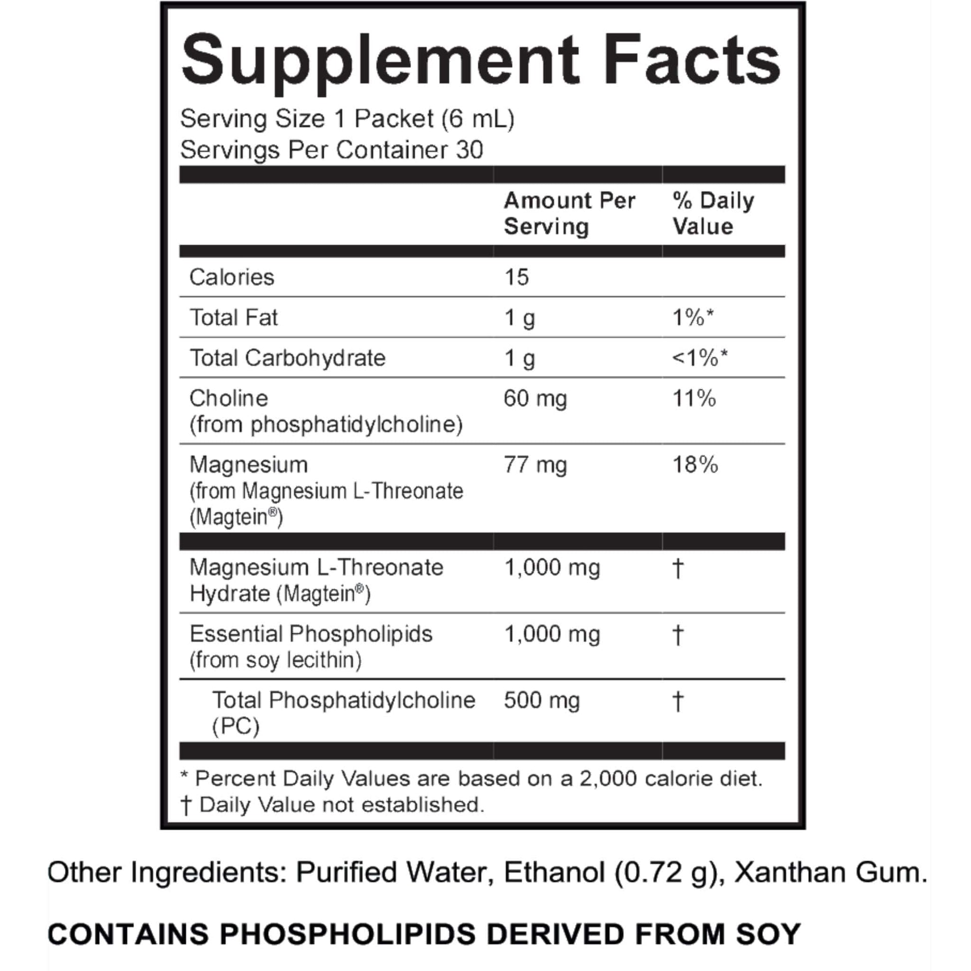 30 Packets | LivOn Lypo-Shperic Magnesium L-Threonate