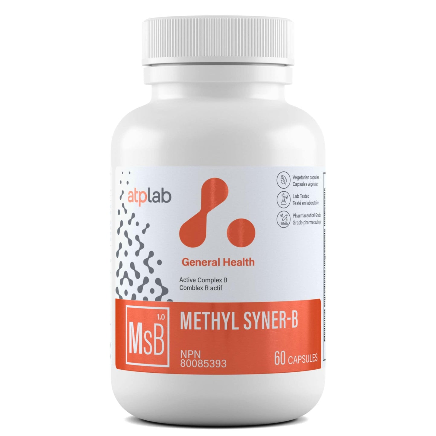 60 Vegetable Capsules | ATP Lab Methyl Syner-B