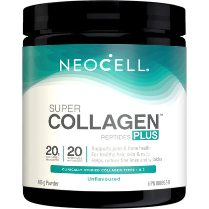 Unflavored, 406g | Neocell Super Collagen Peptides Plus Powder