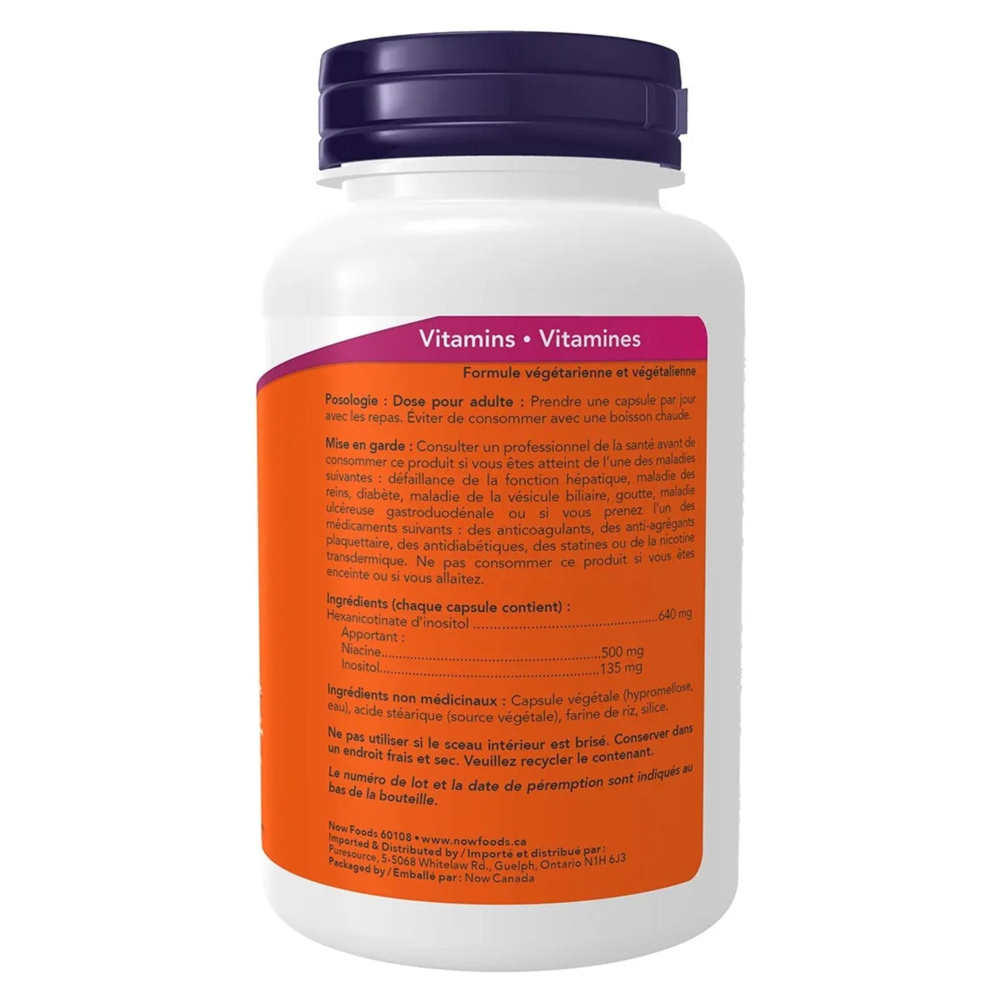 NOW Niacin Flush Free 500mg 90 VCaps