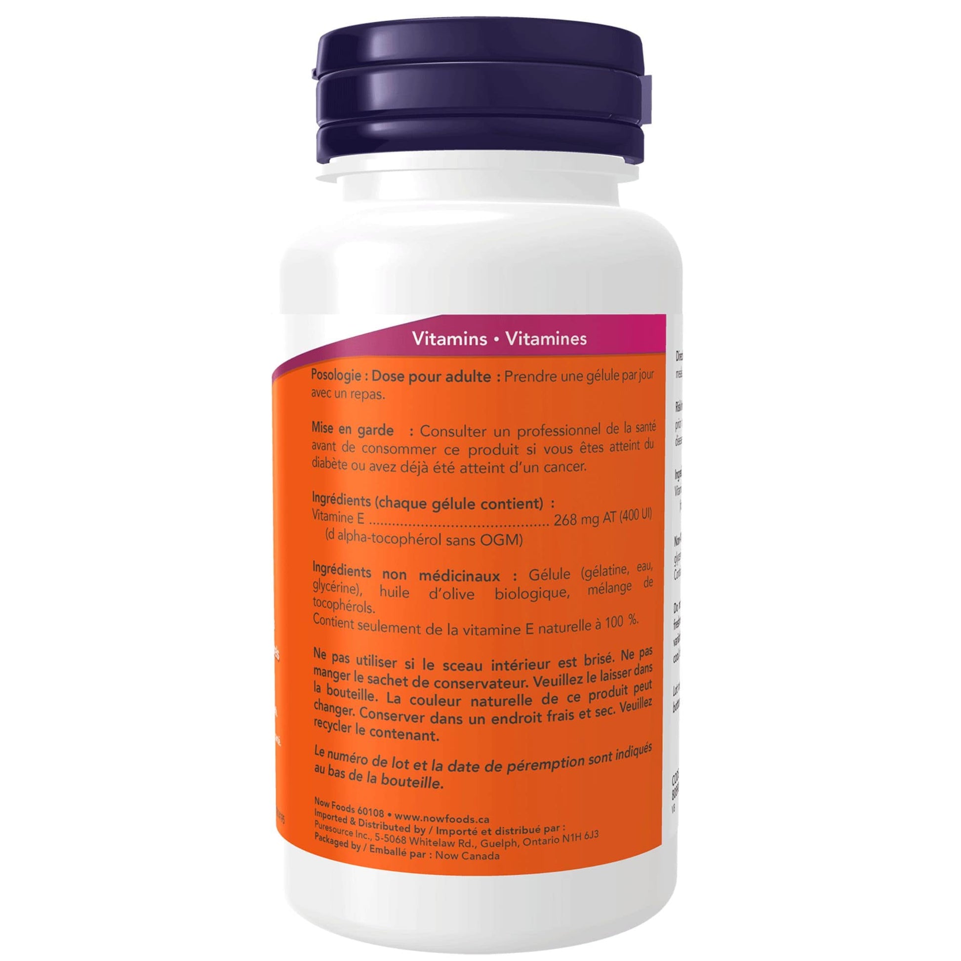 100 Softgels | Now E-400 with 100% Nautral Mixed Tocopherols