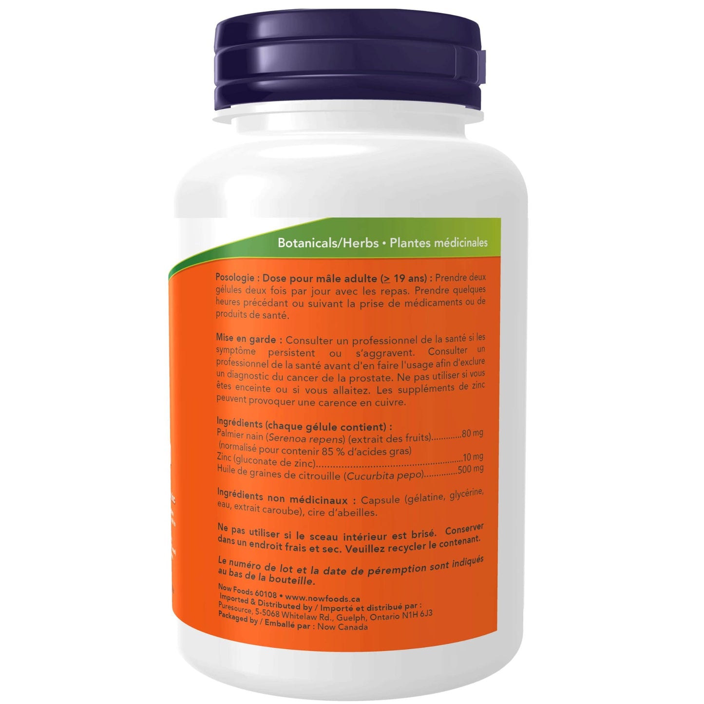 90 Softgels | NOW Saw Palmetto Extract 