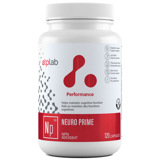 120 Vegetable Capsules | ATP Lab Neuro Prime