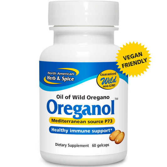 60 Softgels | North American Herb & Spice Oreganol Mediterranean Source P73 // unflavoured