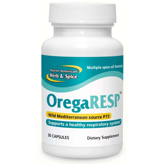 30 Vegetable Capsules | North American Herb and Spice OregaResp P73 // unflavoured