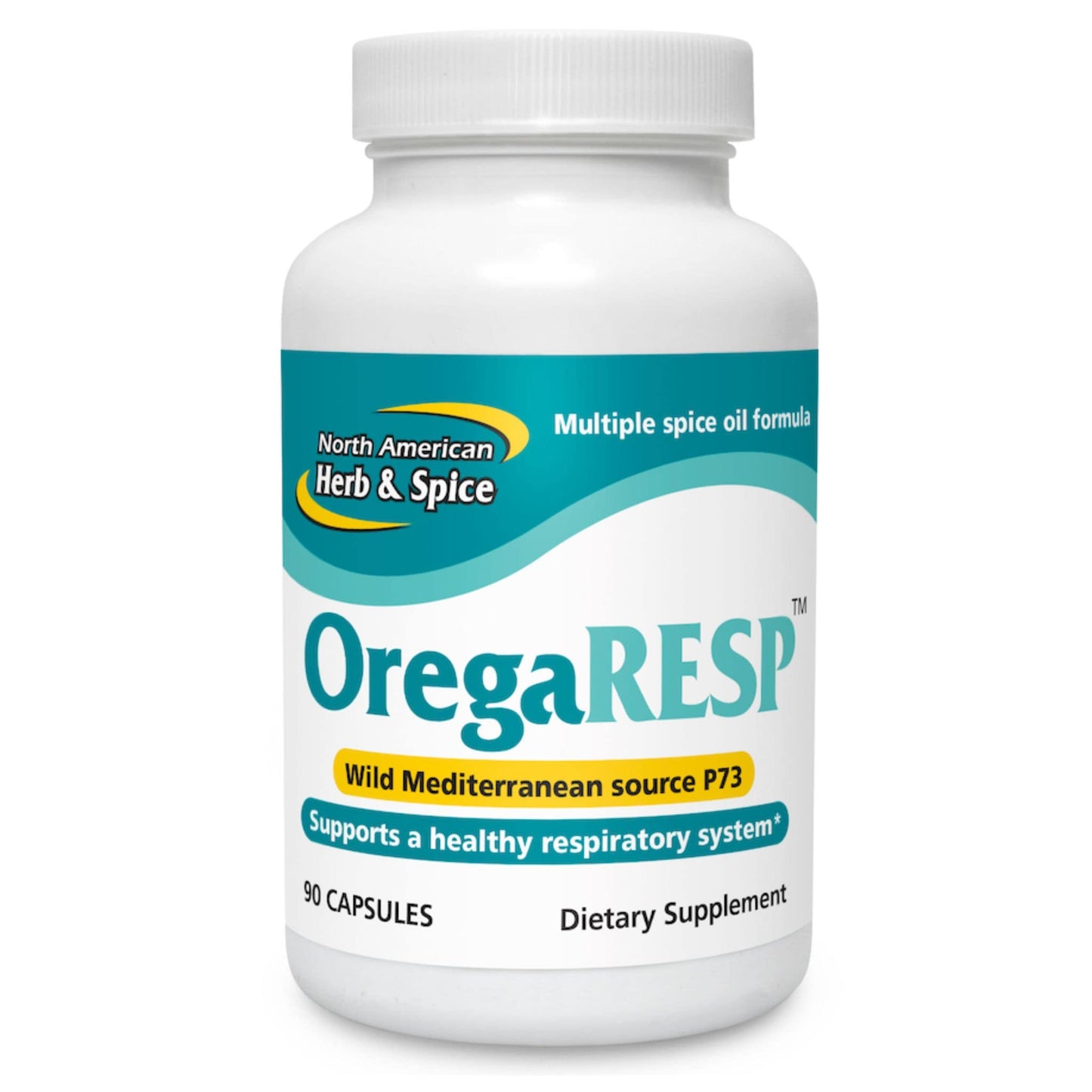 90 Vegetable Capsules | North American Herb and Spice OregaResp P73 // unflavoured