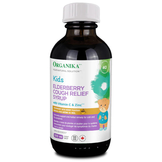 100ml | Organika Kids Elderberry Cough Relief Syrup