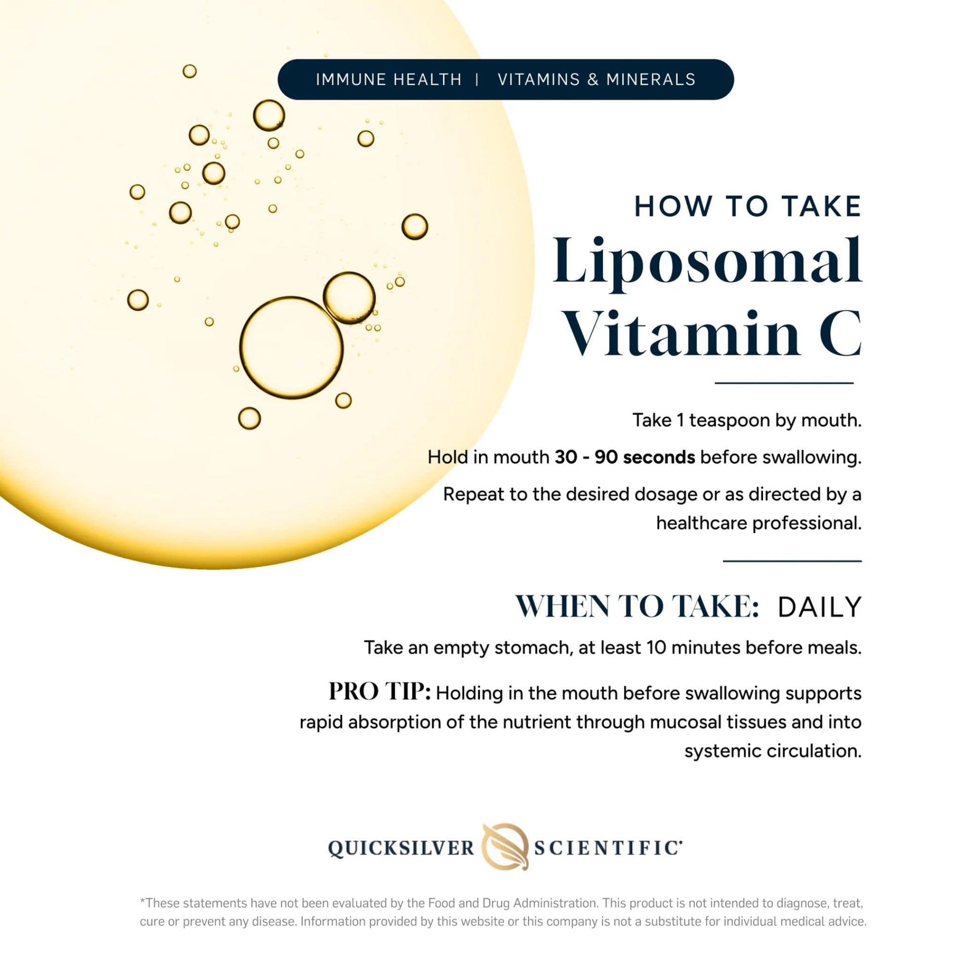 120ml Citrus | Quicksilver Scientific Liposomal Vitamin C