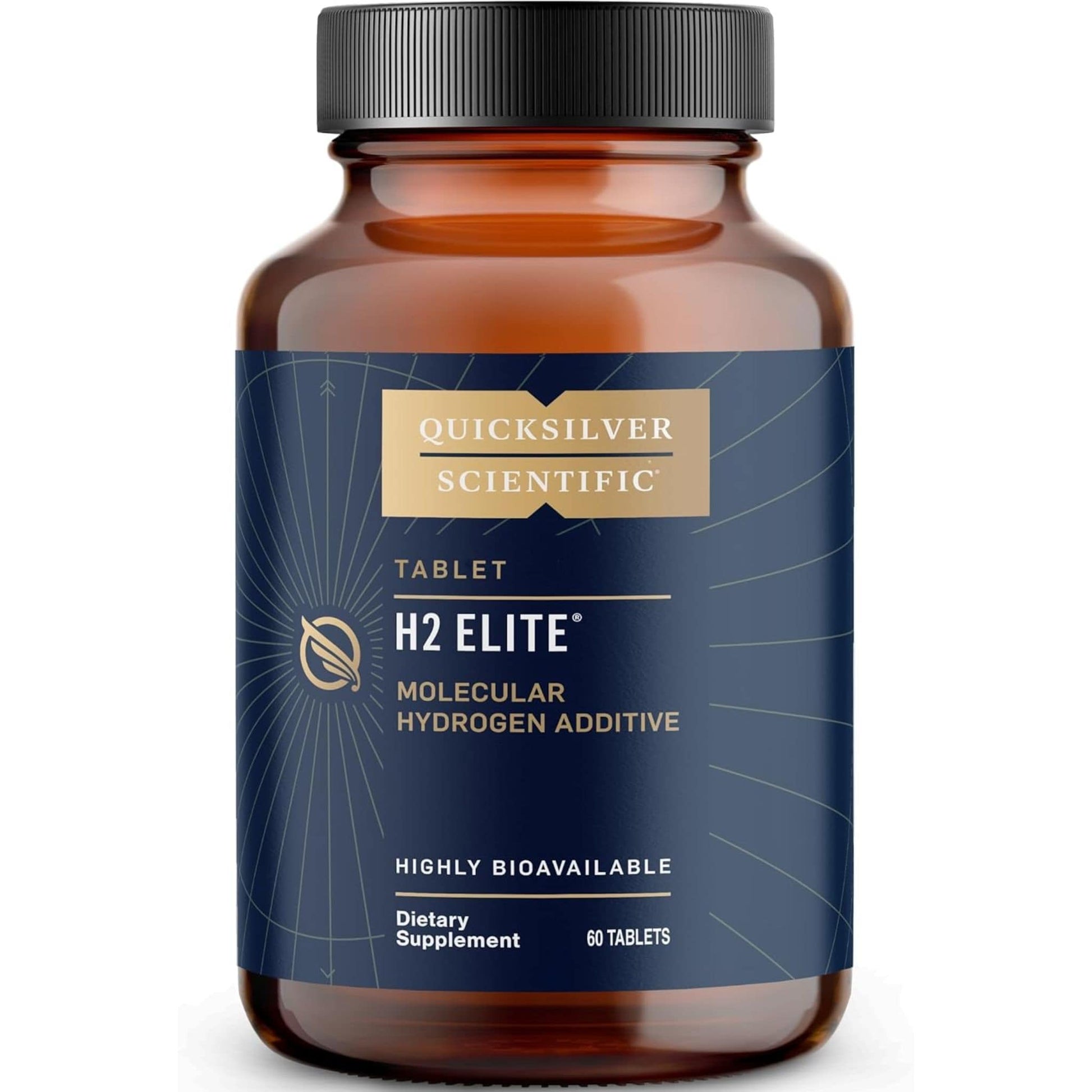 60 Tablets | Quick Silver Scientific Liposomal H2 Elite Bottle