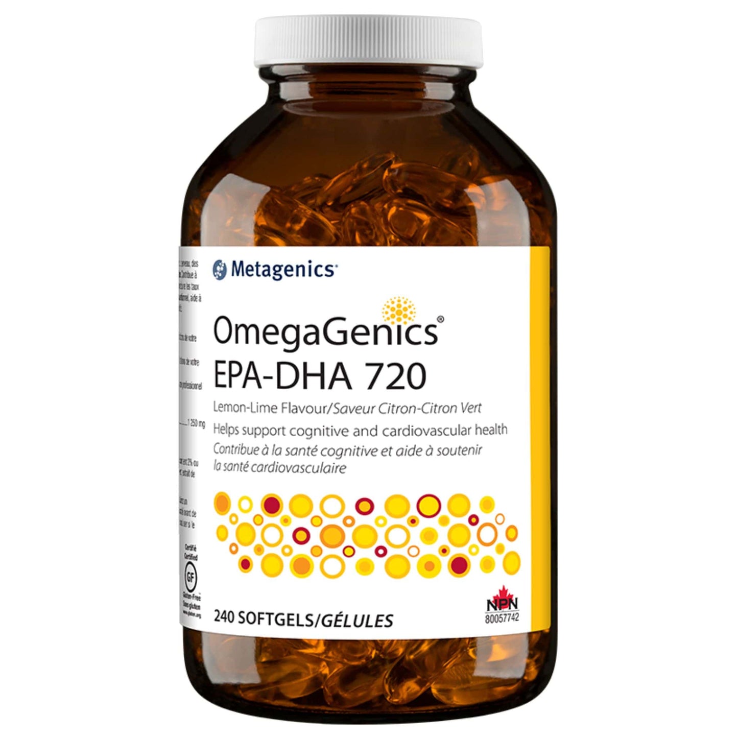 240 Softgels | Metagenics OmegaGenics EPA DHA 720