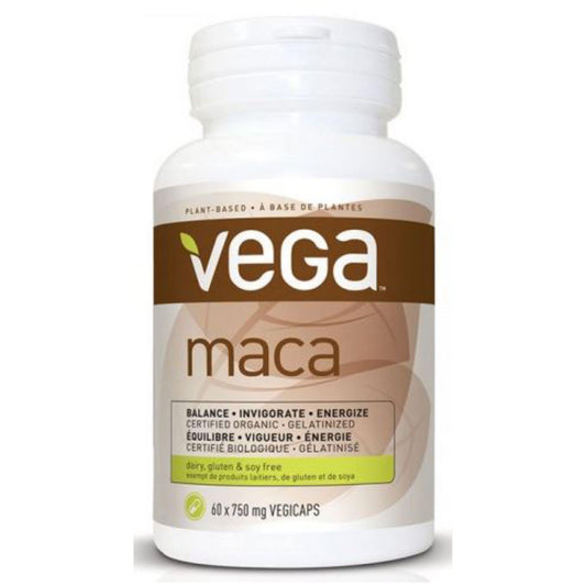 60 VegiCaps | Vega Maca 750mg, Balance, Invigorate, Energize