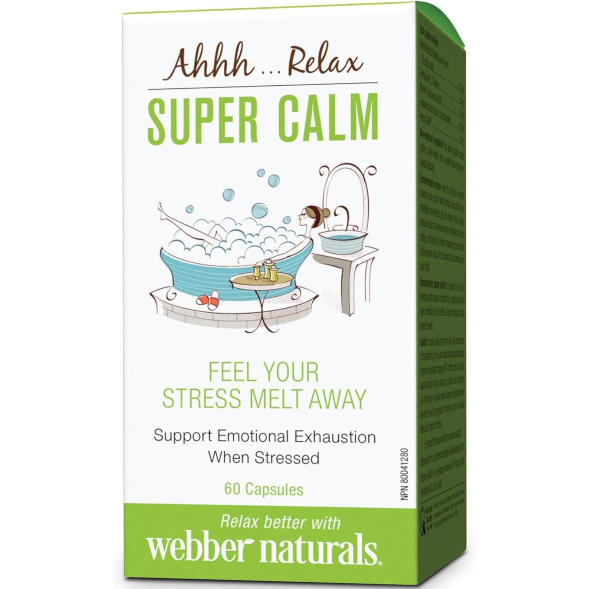 60 Capsules | Webber Naturals Super Calm