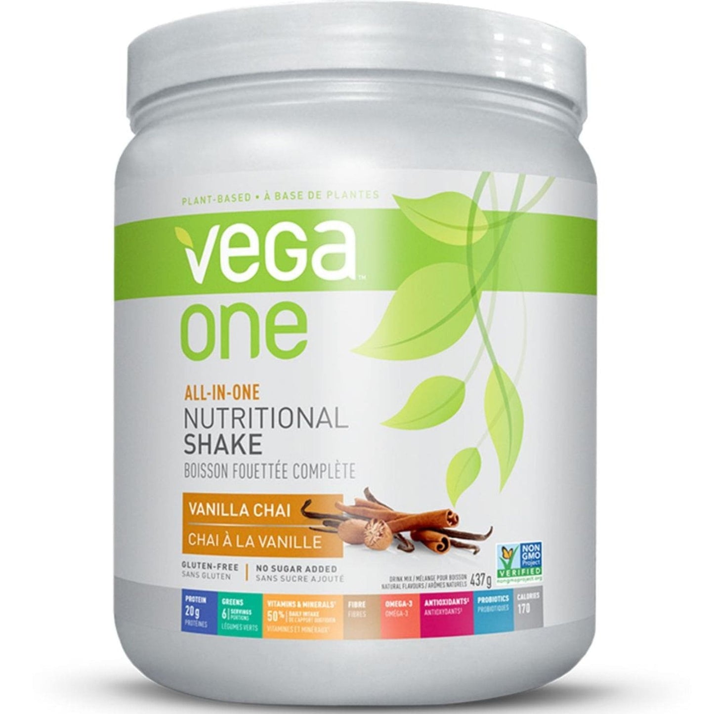 Vanilla Chai Flavour 437g | Vega All-In-One-Shake // vanilla chai flavour