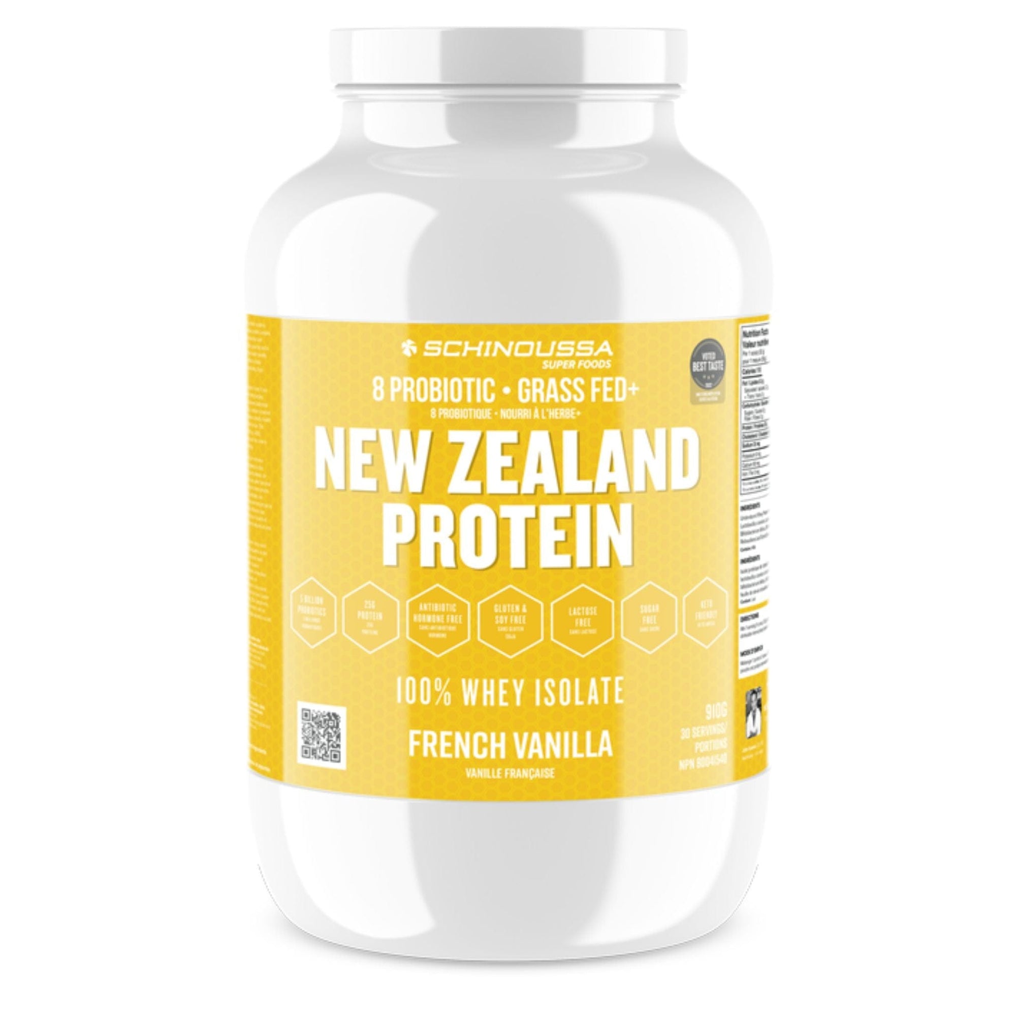 Canadian Protein Grass-Fed New Zealand Whey Concentrate 24g of Protein, 1  kg of Vanilla Low Carb Keto Friendly Workout Recovery Drink