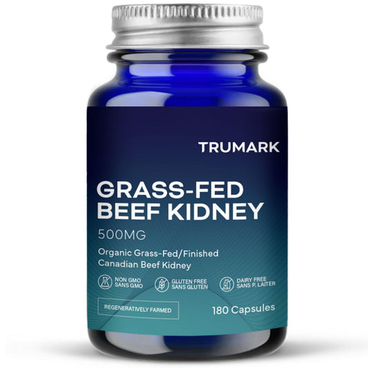 180 Capsules | TRUMARK Grass-Fed Beef Kidney