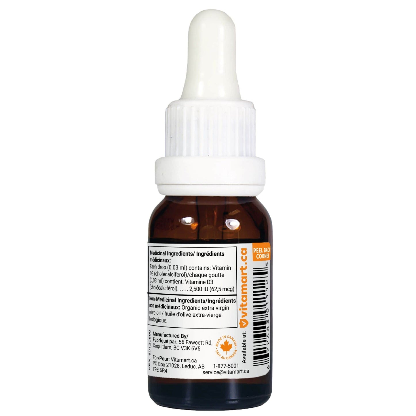 15ml Unflavoured | Vitacheck Vitamin D3