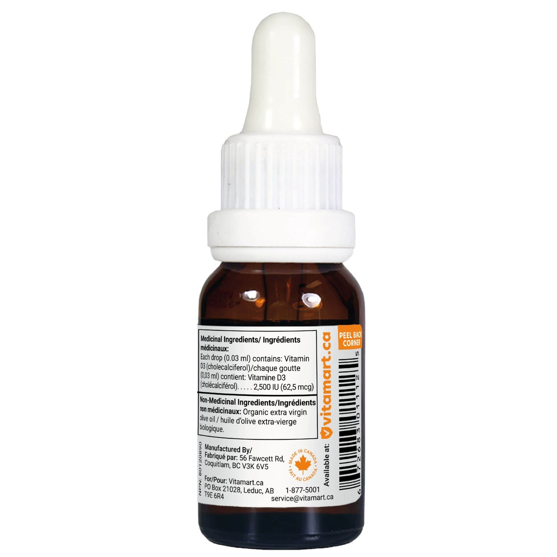 15ml Unflavoured | Vitacheck Vitamin D3