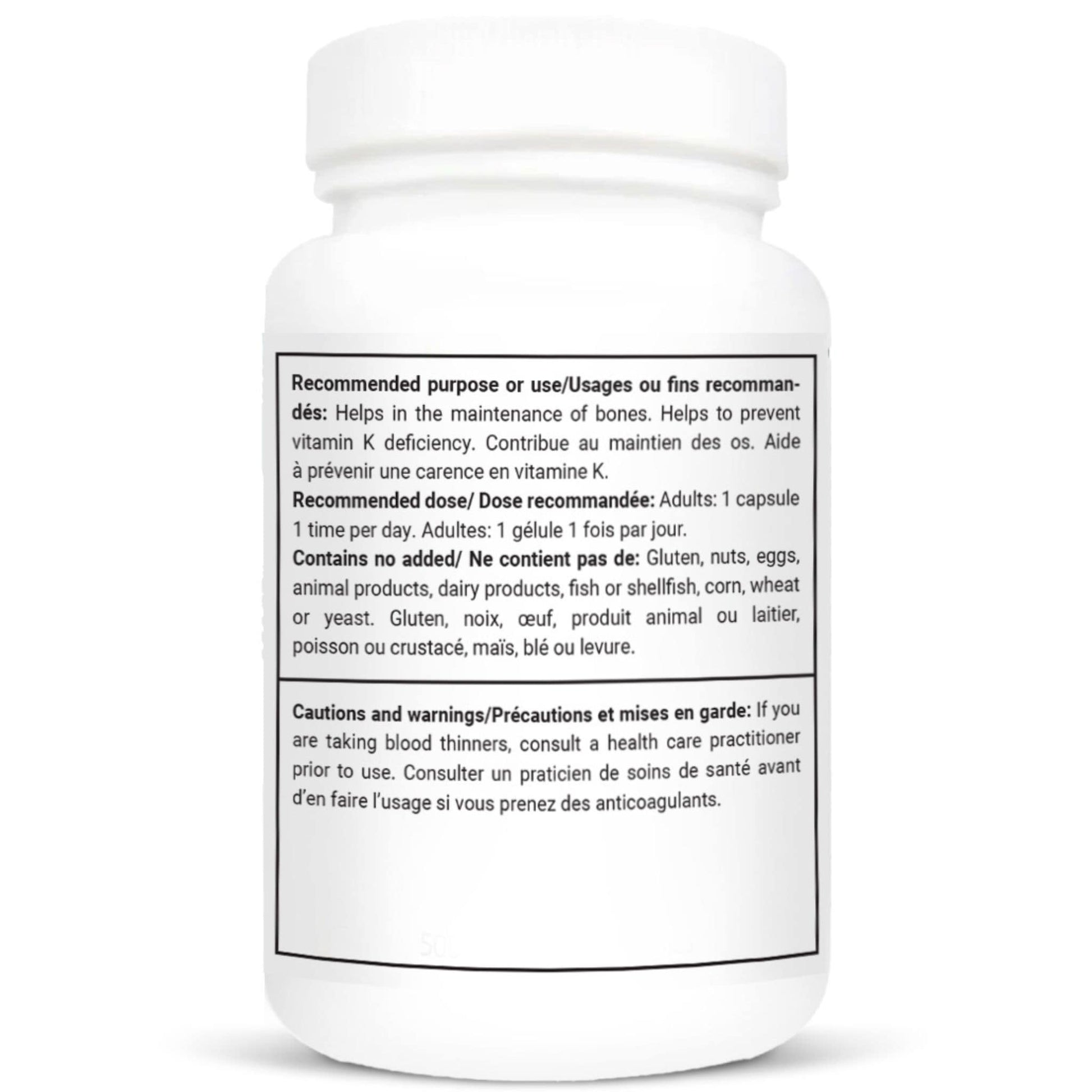 150 Vegetable Capsules | Vitacheck Vitamin K2