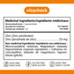 120 Vegetable Capsules | Vitacheck Zinc Picolinate Nutrition Fact Label