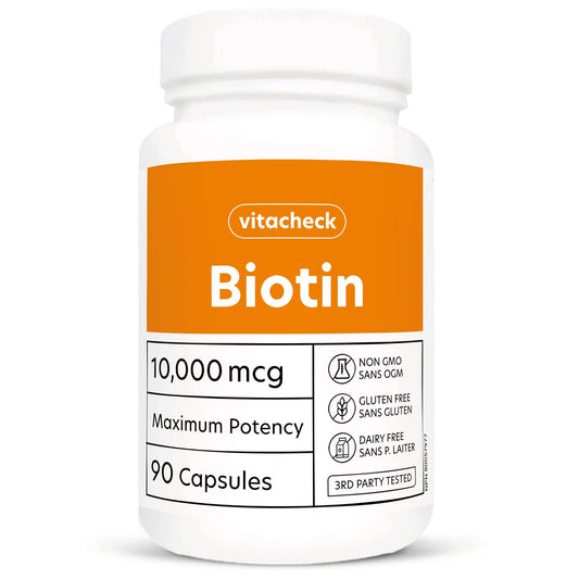 90 Vegetable Capsules | Vitacheck Biotin