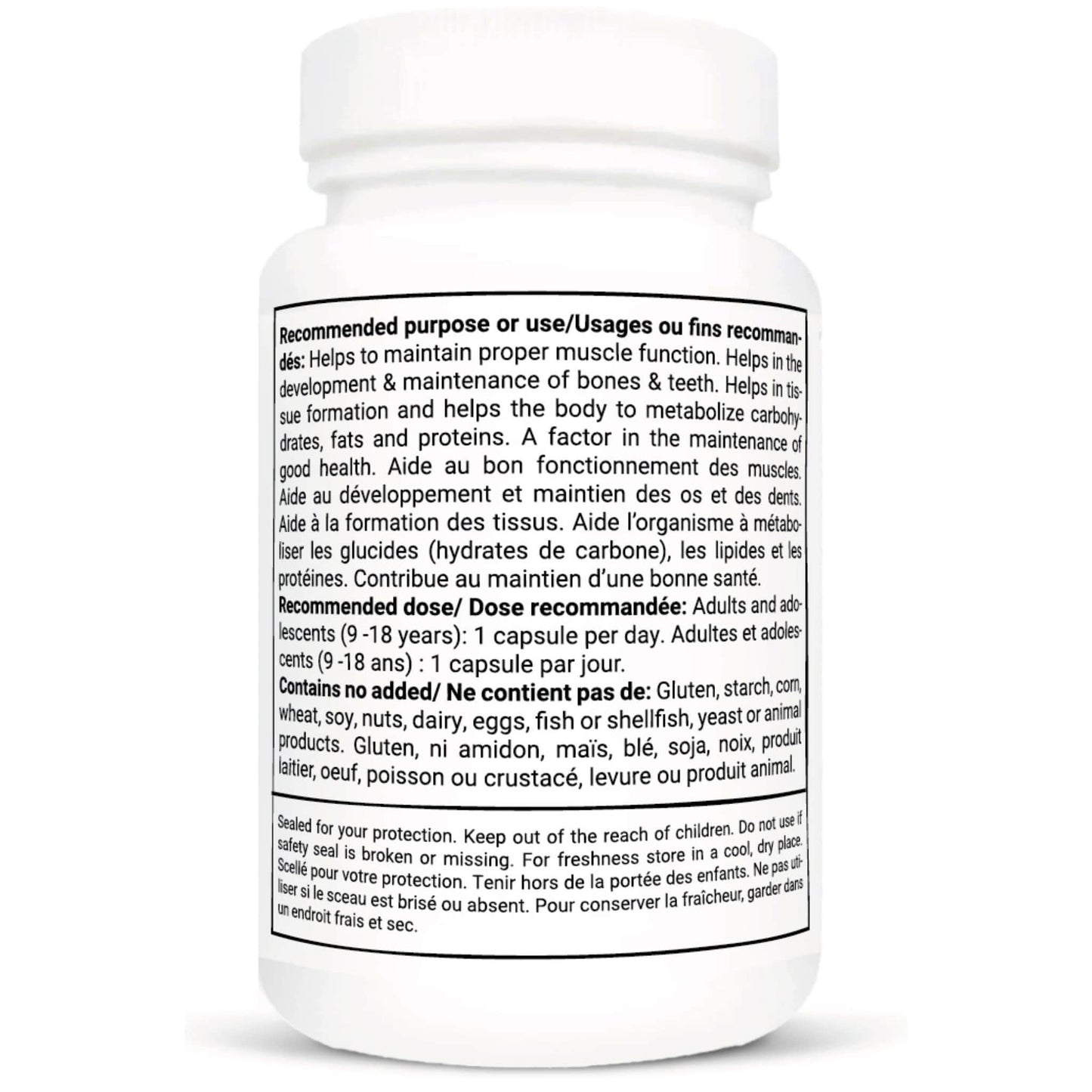 120 Vegetable Capsules | Vitacheck Magnesium Bisglycinate