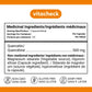 120 Vegetable Capsules | Vitacheck Quecetin Nutrition Label