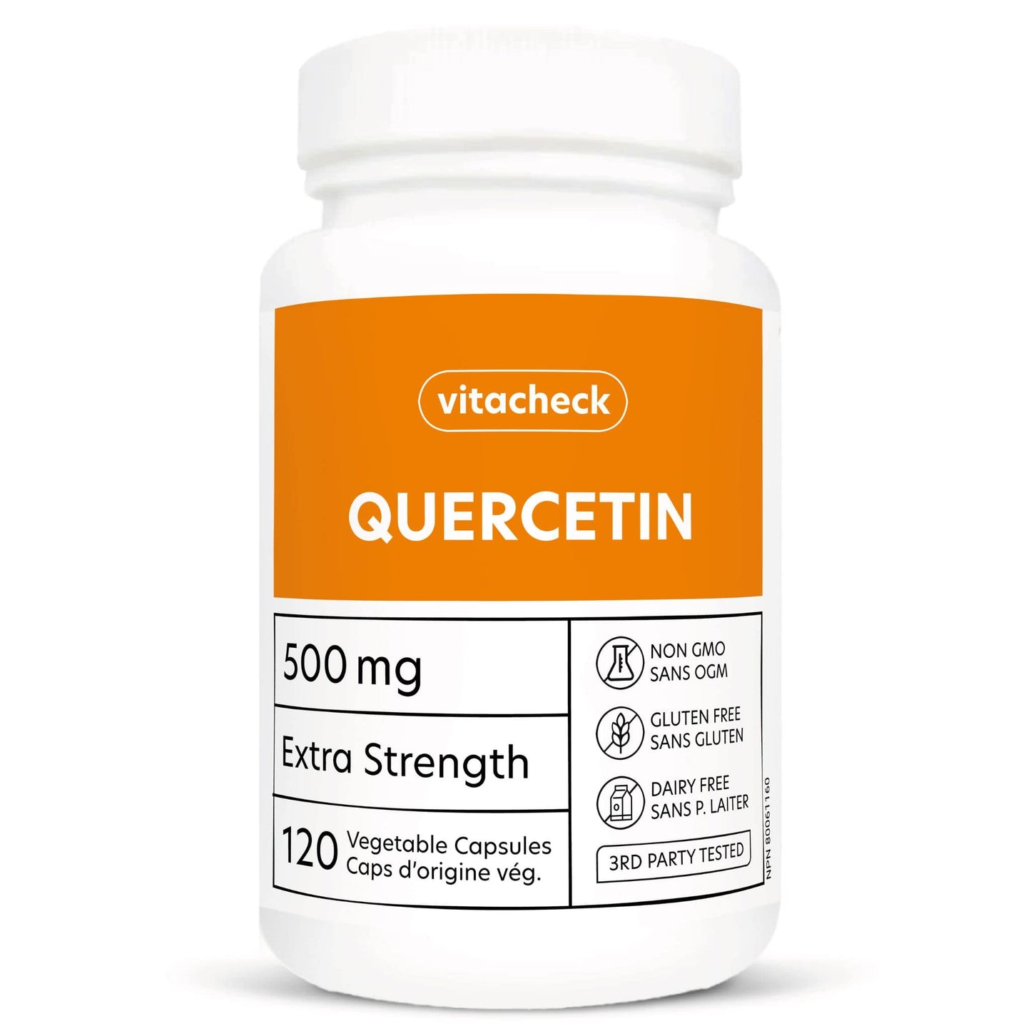 120 Vegetable Capsules | Vitacheck Quecetin