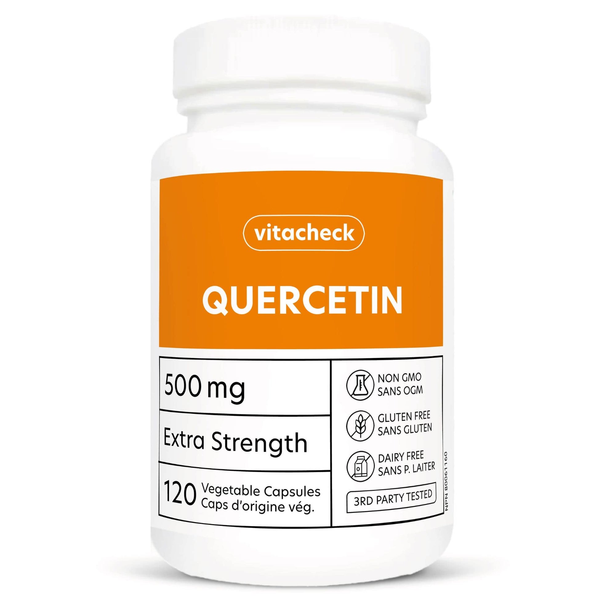 120 Vegetable Capsules | Vitacheck Quecetin