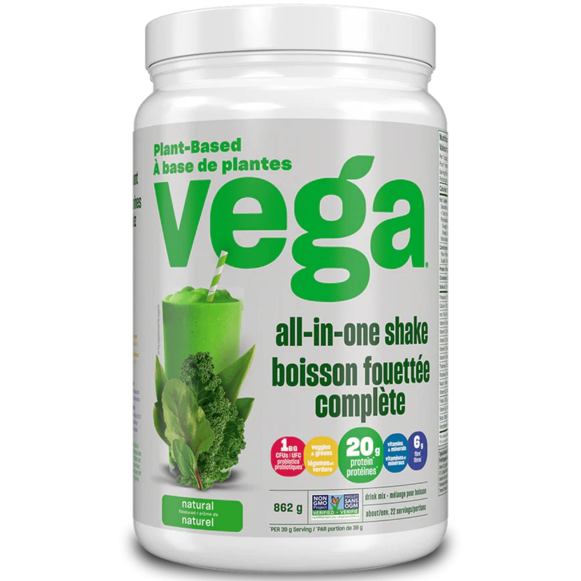 Natural Flavour 862g | Vega All-In-One-Shake // natural flavour