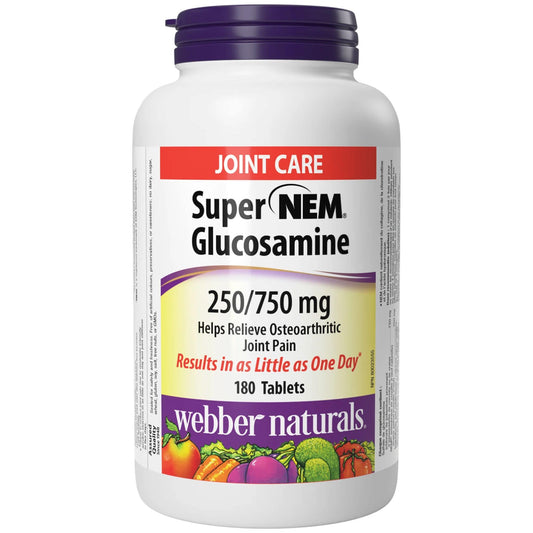 180 Tablets | Webber Naturals Super NEM Glucosamine