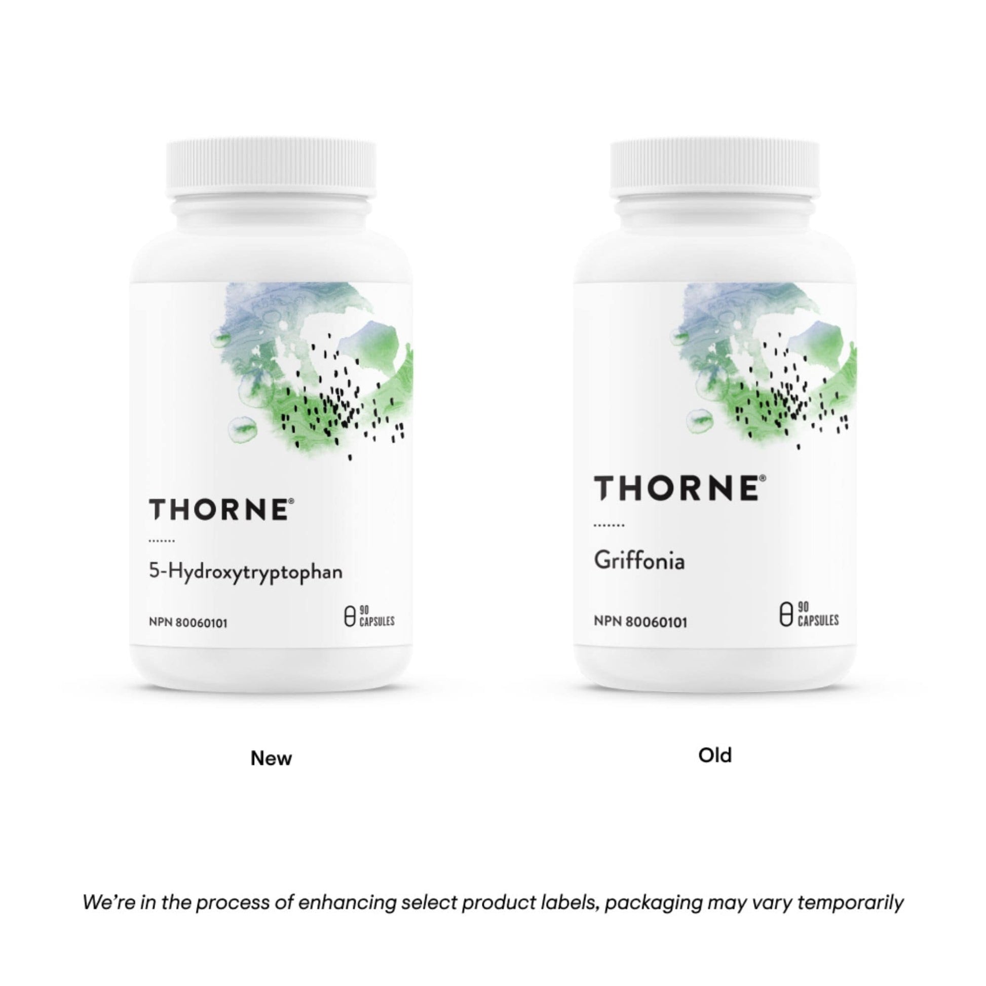 90 Capsules | THORNE 5-Hydroxytryptophan (Formerly Griffonia) // Packaging