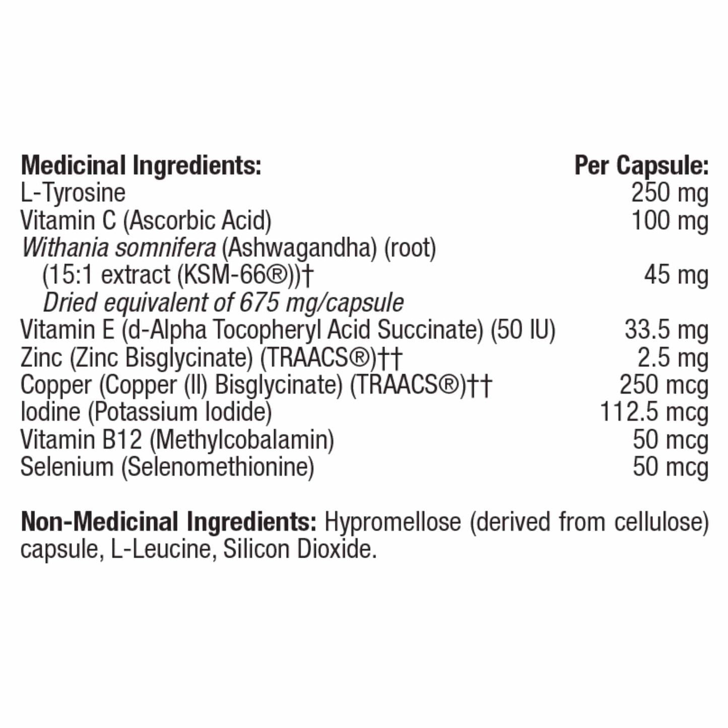 120 Capsules | Thorne Thyrocsin