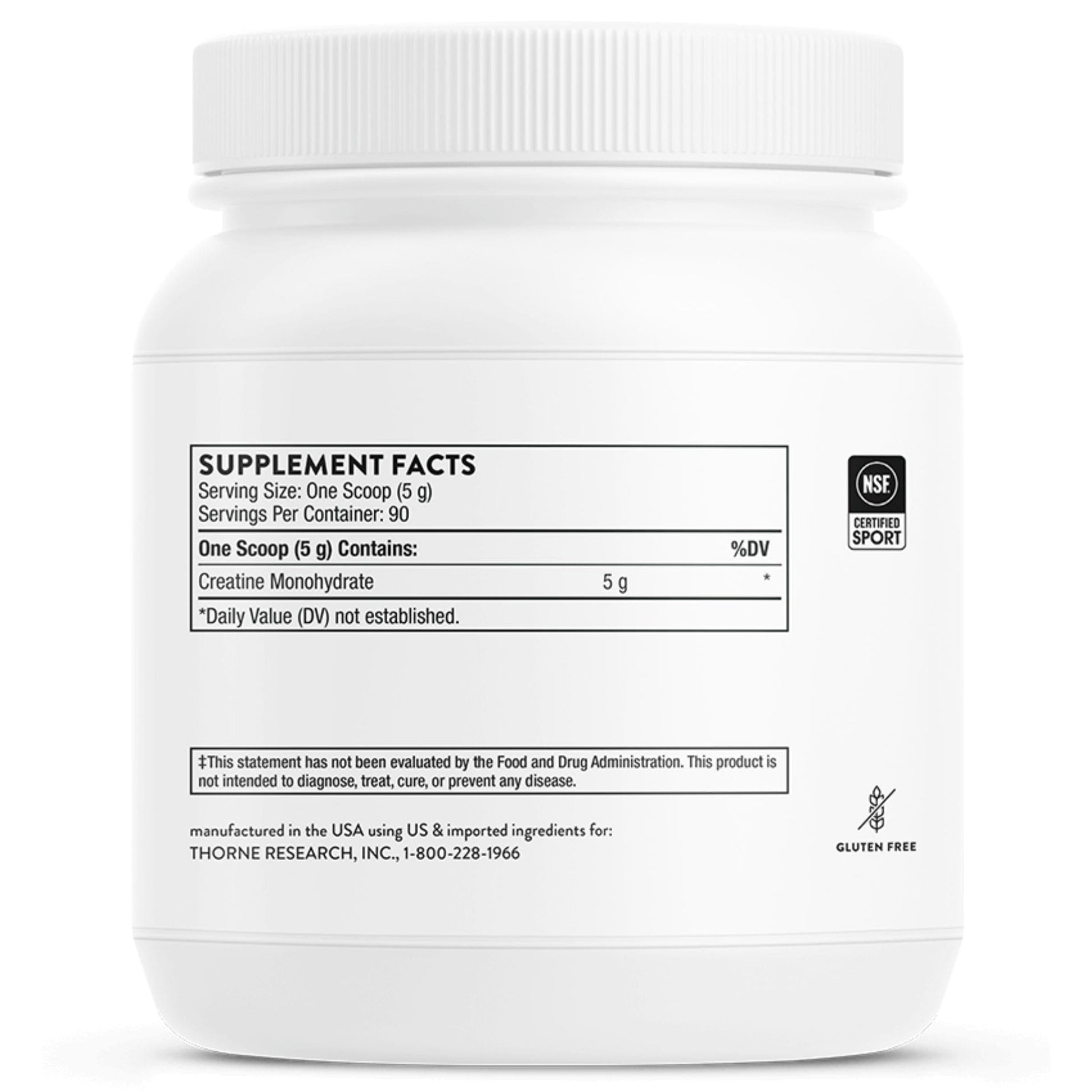 450g Unflavoured | Thorne Creatine