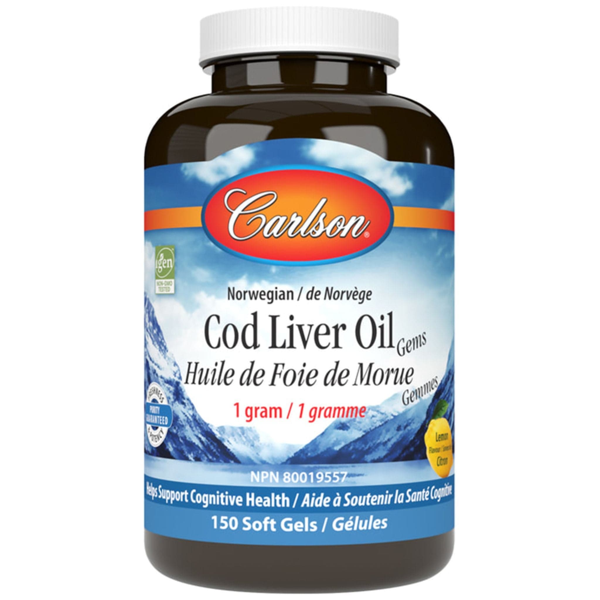 Carlson Norwegian Cod Liver Oil Gems Formerly Called Softgels TG