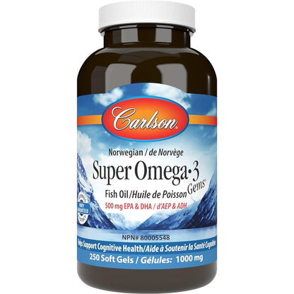 carlson-super-omega-gems-250-softgels