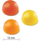 Mango Peach, Sweet Lemon & Fruit Punch, 100 Gummies | Jamieson High Potency Biotin Gummies // Size Comparison