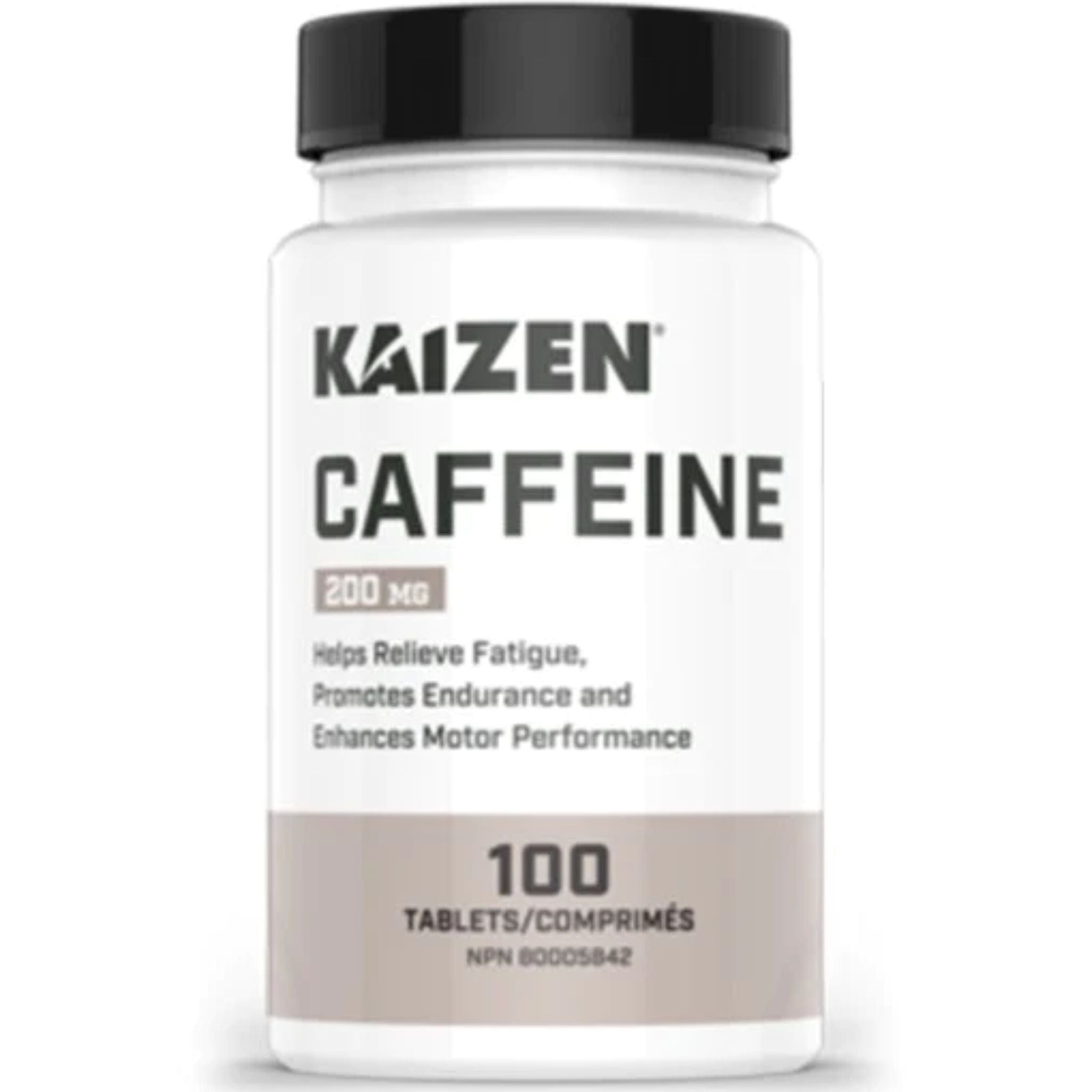 Kaizen Naturals Caffeine 200mg 100 Tablets