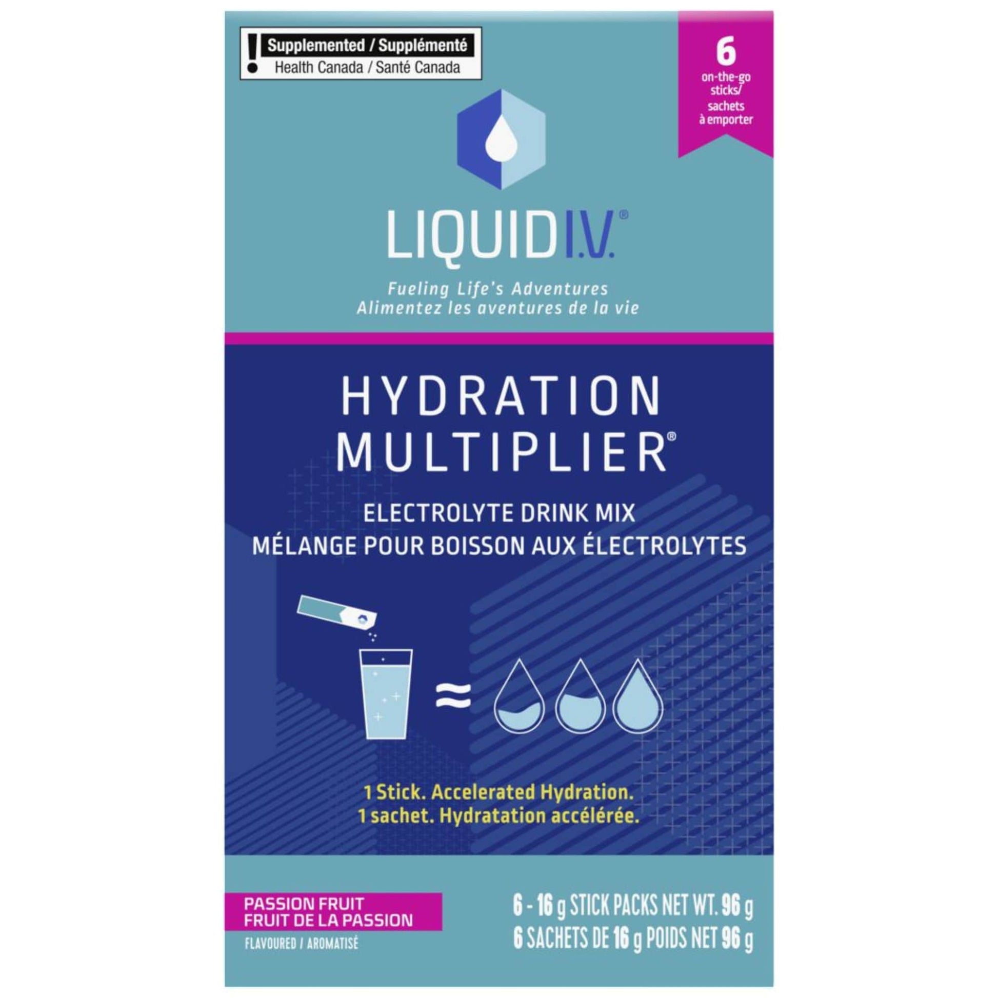 6 Pack Passion Fruit | Liquid IV Hydration Multiplier