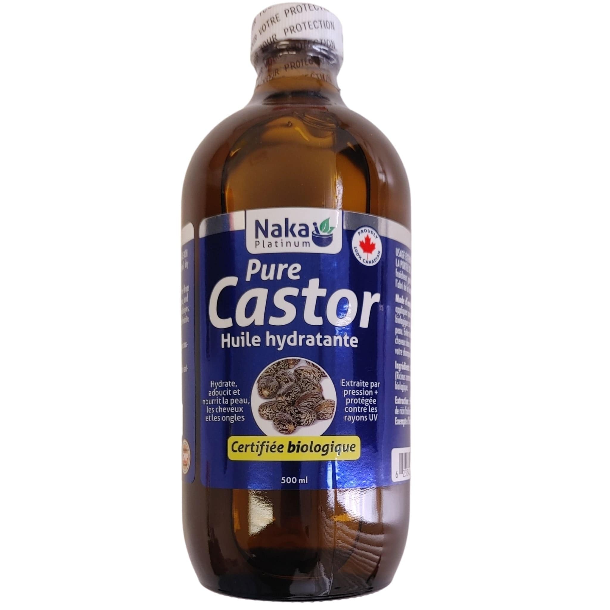 Naka Platinum Organic Castor Oil Moisturizing Oil Hexane Free 100 Pure