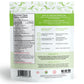 150g | Organic Traditions Matcha Latte with Probiotics 5.3 oz // Back Shot