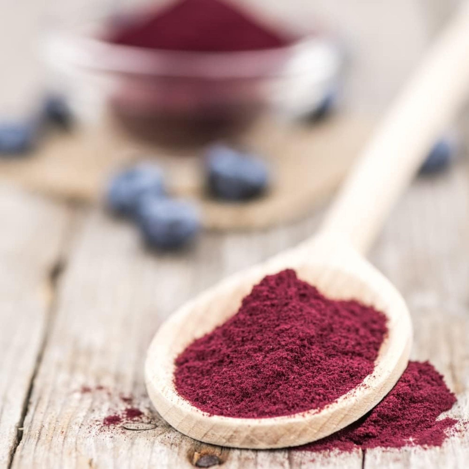 100g | Organic Traditions Blueberry Powder 3.5 oz // Infographic