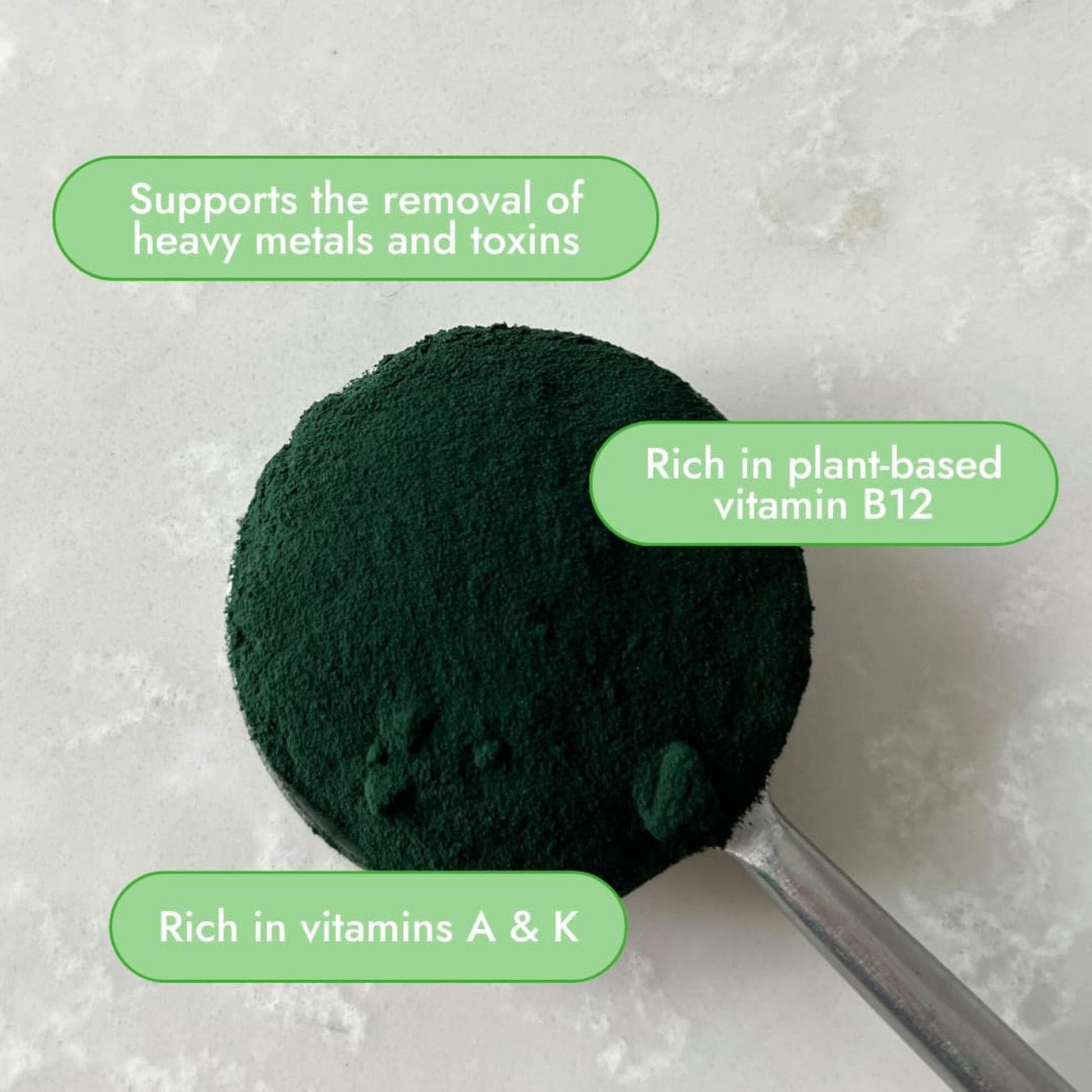 150g | Organic Traditions Spirulina Powder 5.3oz // Benefits