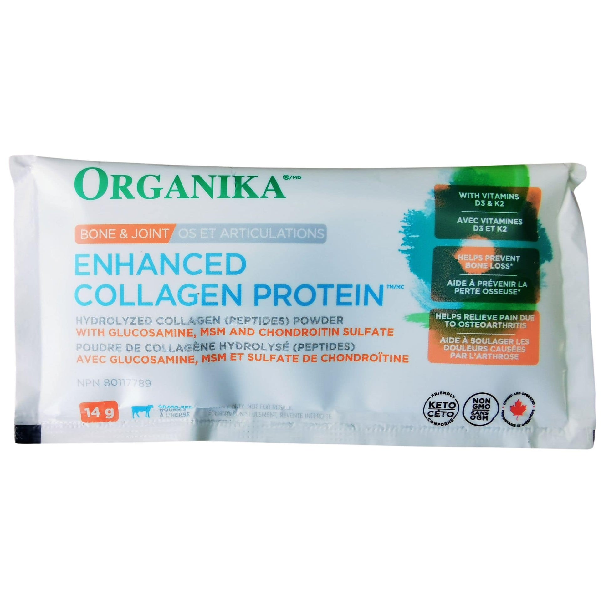 Organika Enhanced Collagen Protein Bone and Joint