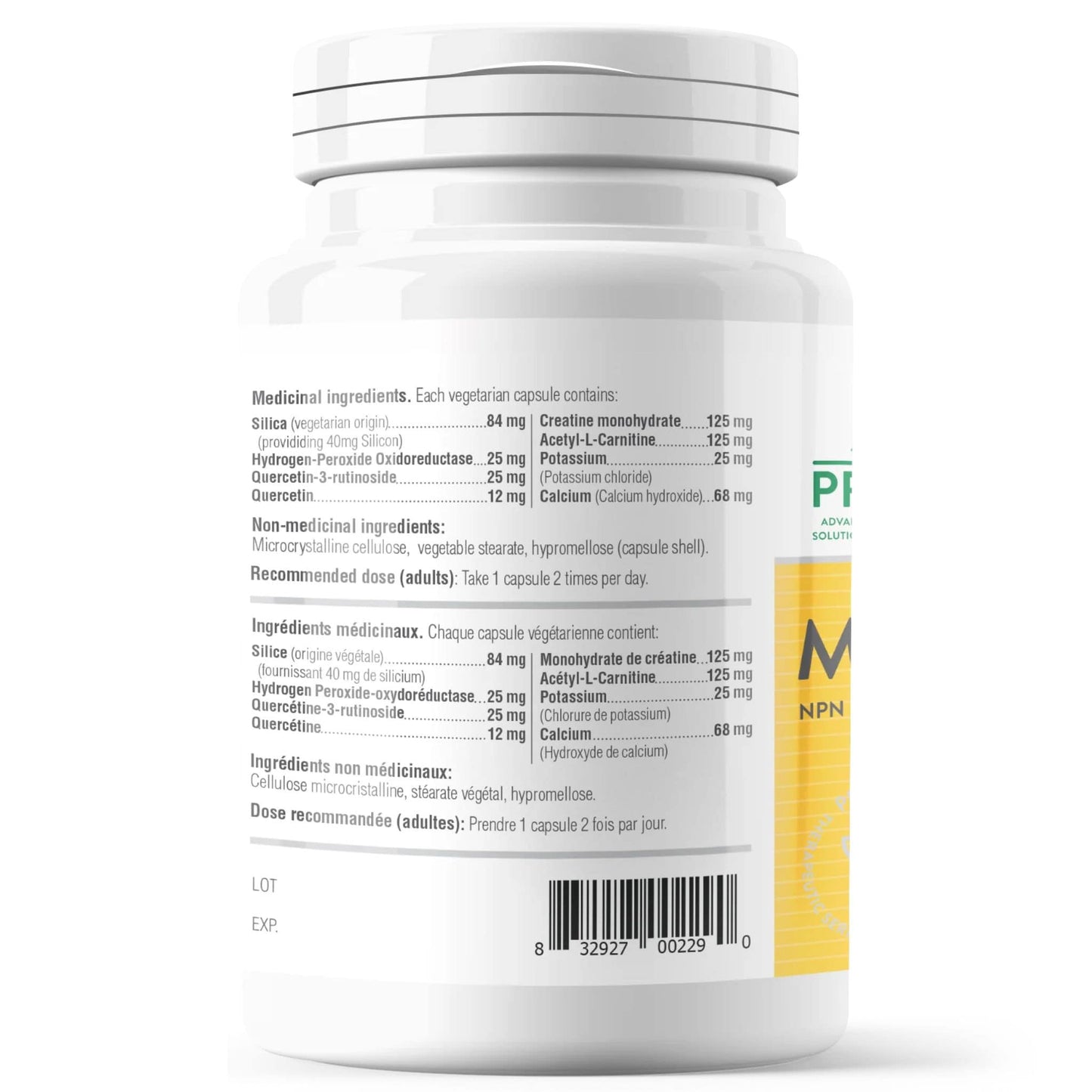 60 Vegetable Capsules | Provita Microhydrinase Pro