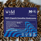 90 Capsules | Stay Wyld Organics Stress Less, Reishi // nutrition facts