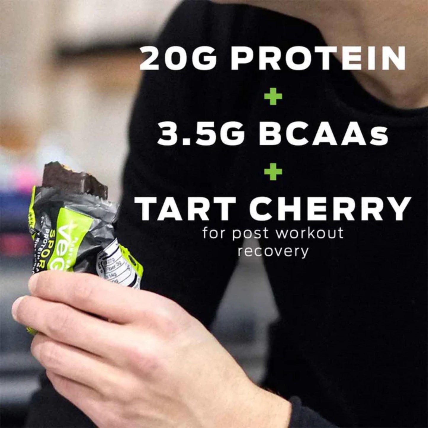 12x70g | Vega Sport Protein Bar 20g Protein // Infographic