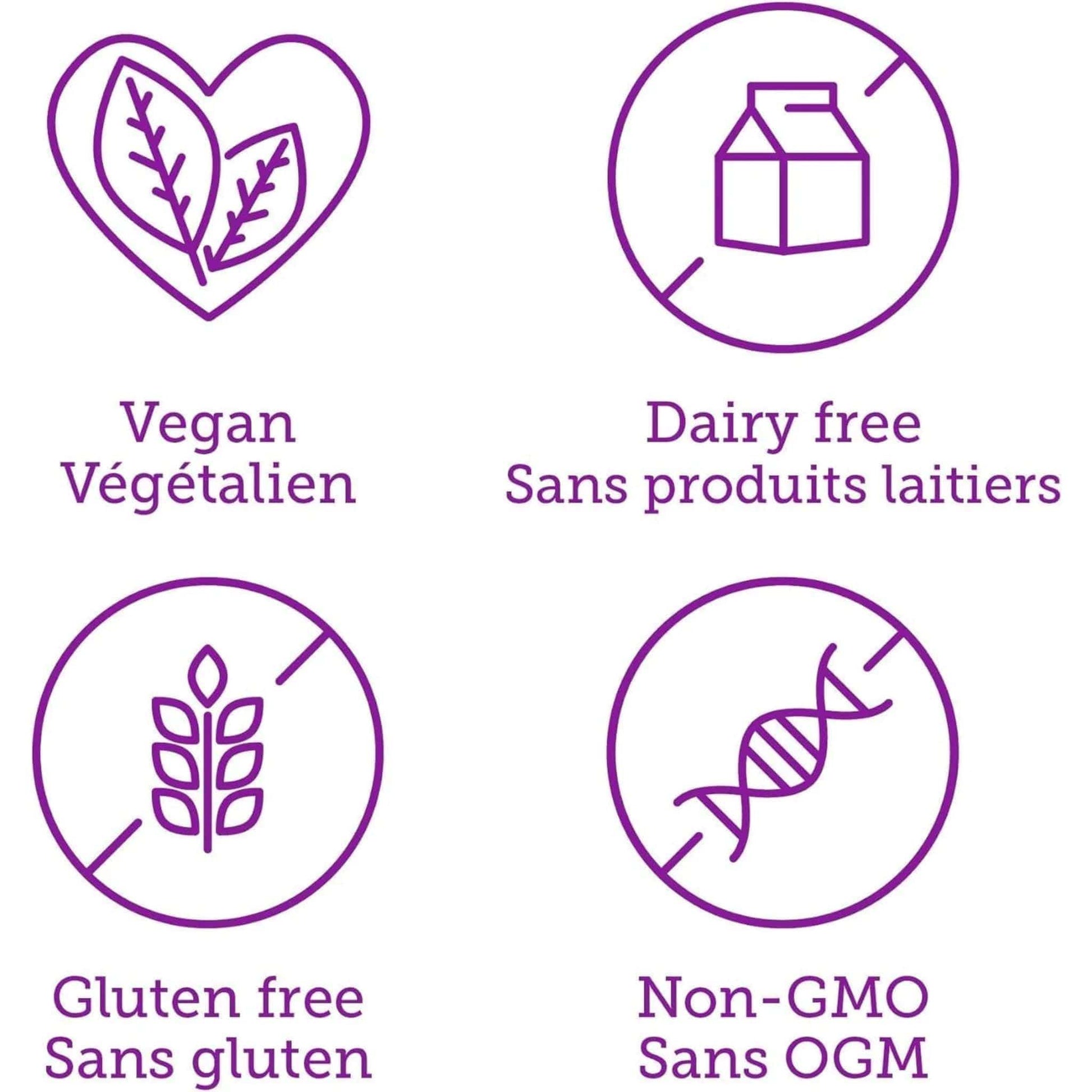 738g | Webber Naturals All-In-One Vegan Shake // Infographic