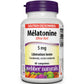 60 Tablets | Webber Naturals Melatonin extra Strength 5mg Timed Release // French Bottle