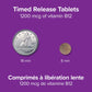 Tablets | Webber Naturals Timed Release Vitamin B12 1200mcg Methylcobalamin // Size Comparison